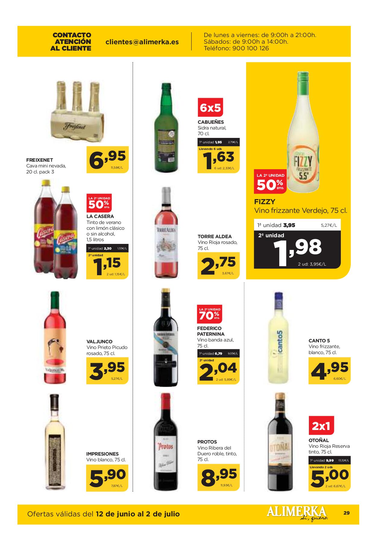Folleto quincenal Alimerka. Página 32