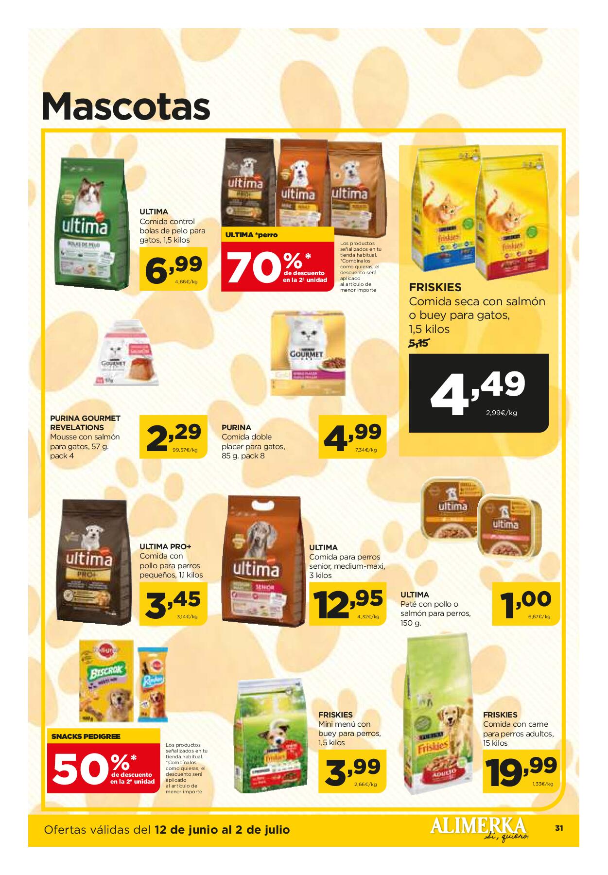 Folleto quincenal Alimerka. Página 34