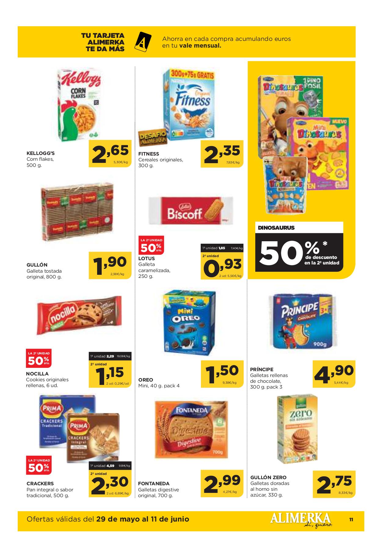 Folleto quincenal Alimerka. Página 11