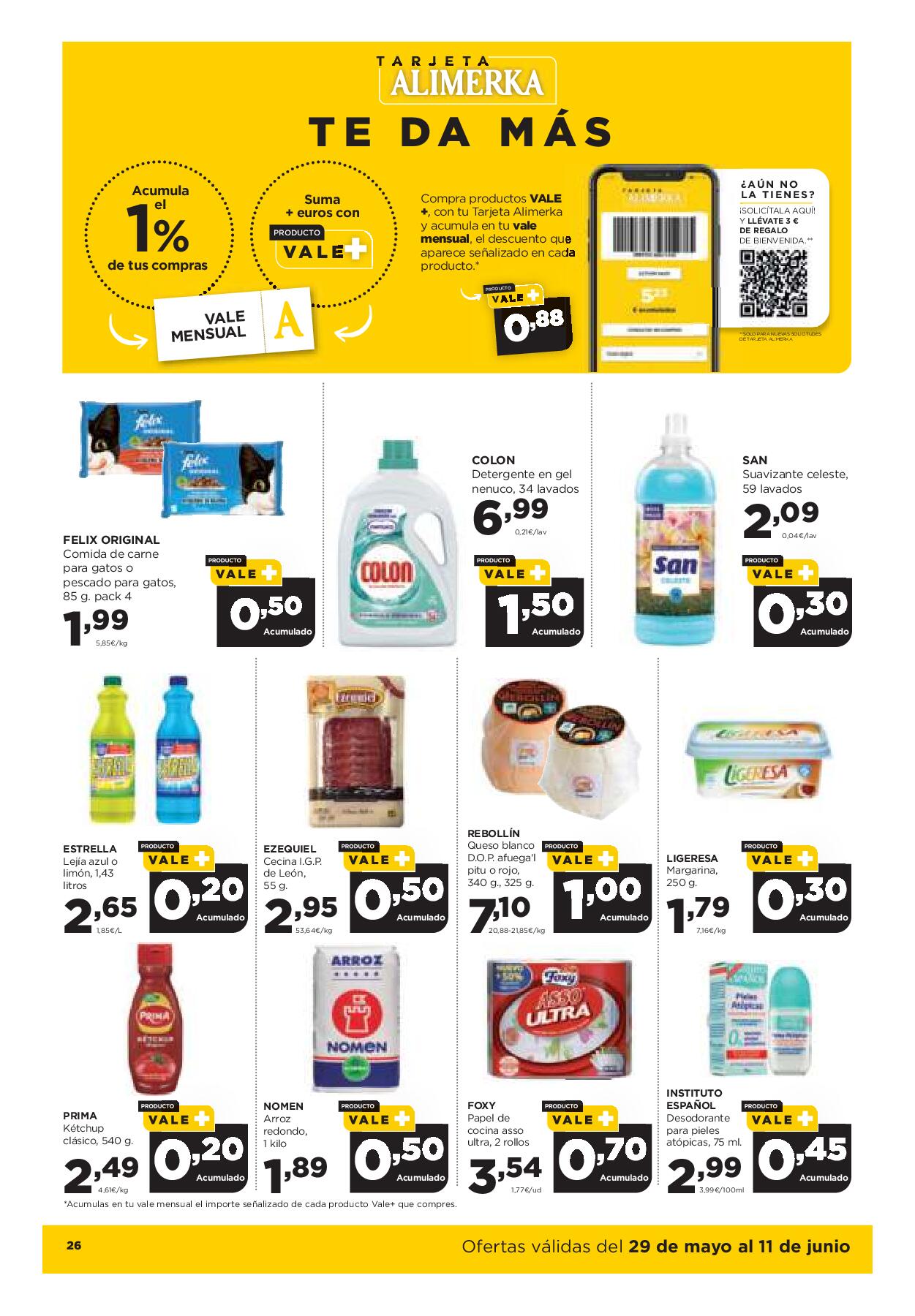 Folleto quincenal Alimerka. Página 27