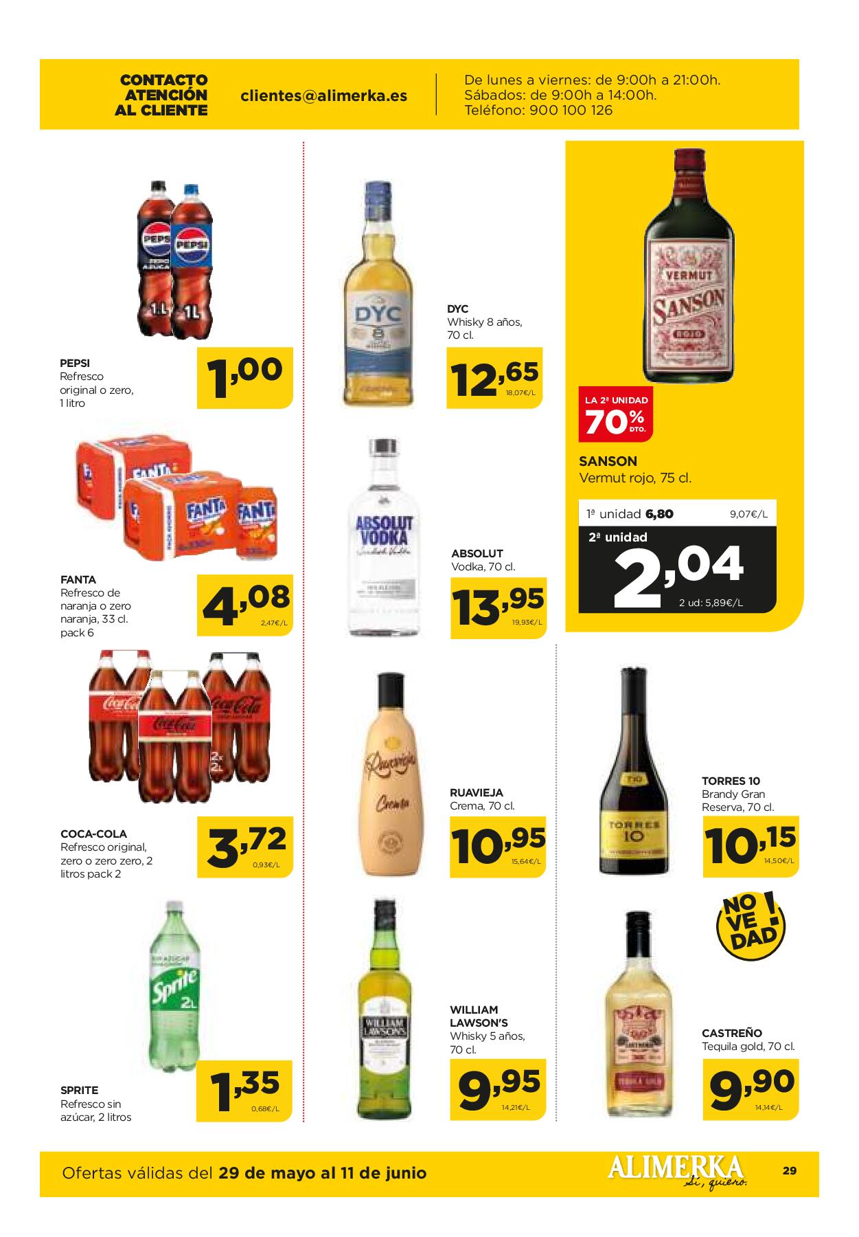 Folleto quincenal Alimerka. Página 30