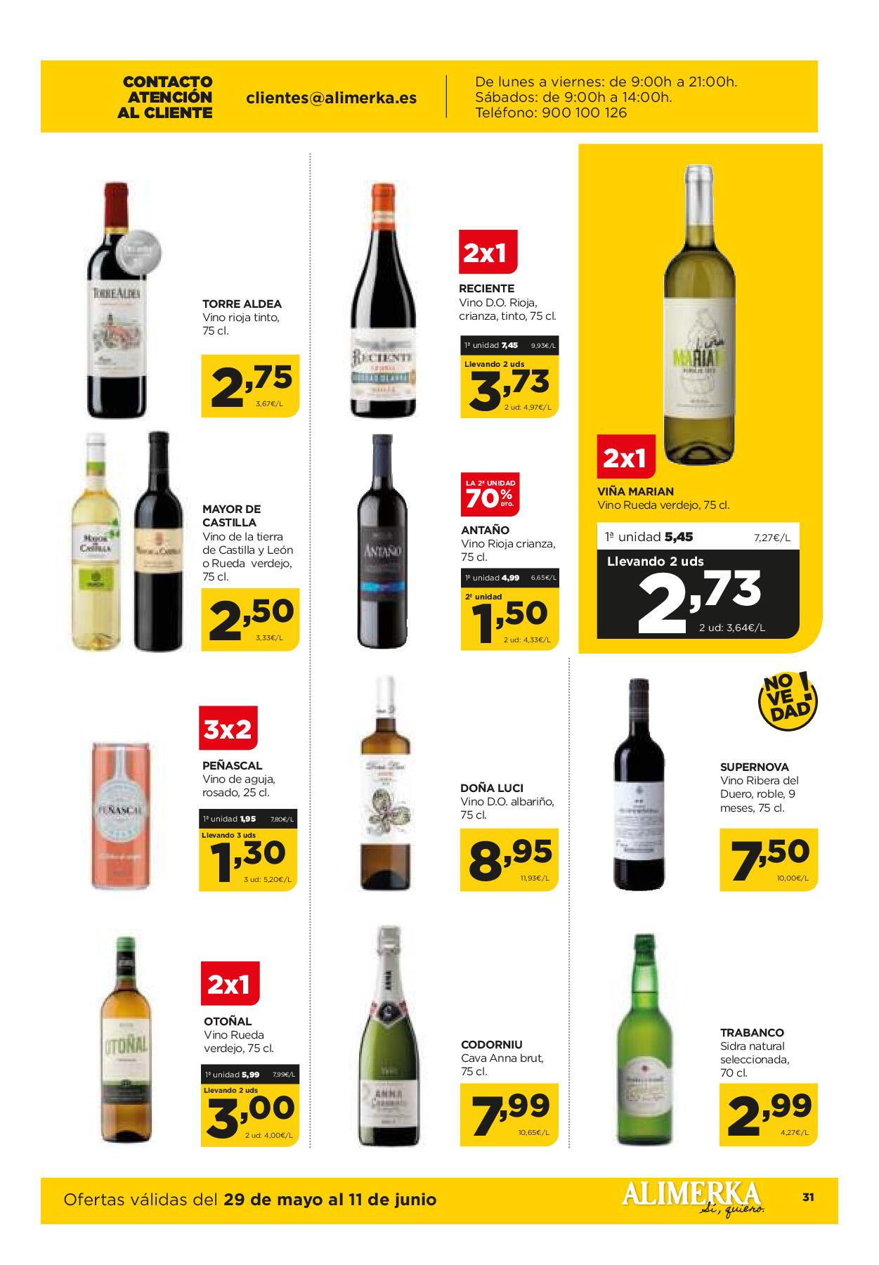Folleto quincenal Alimerka. Página 32