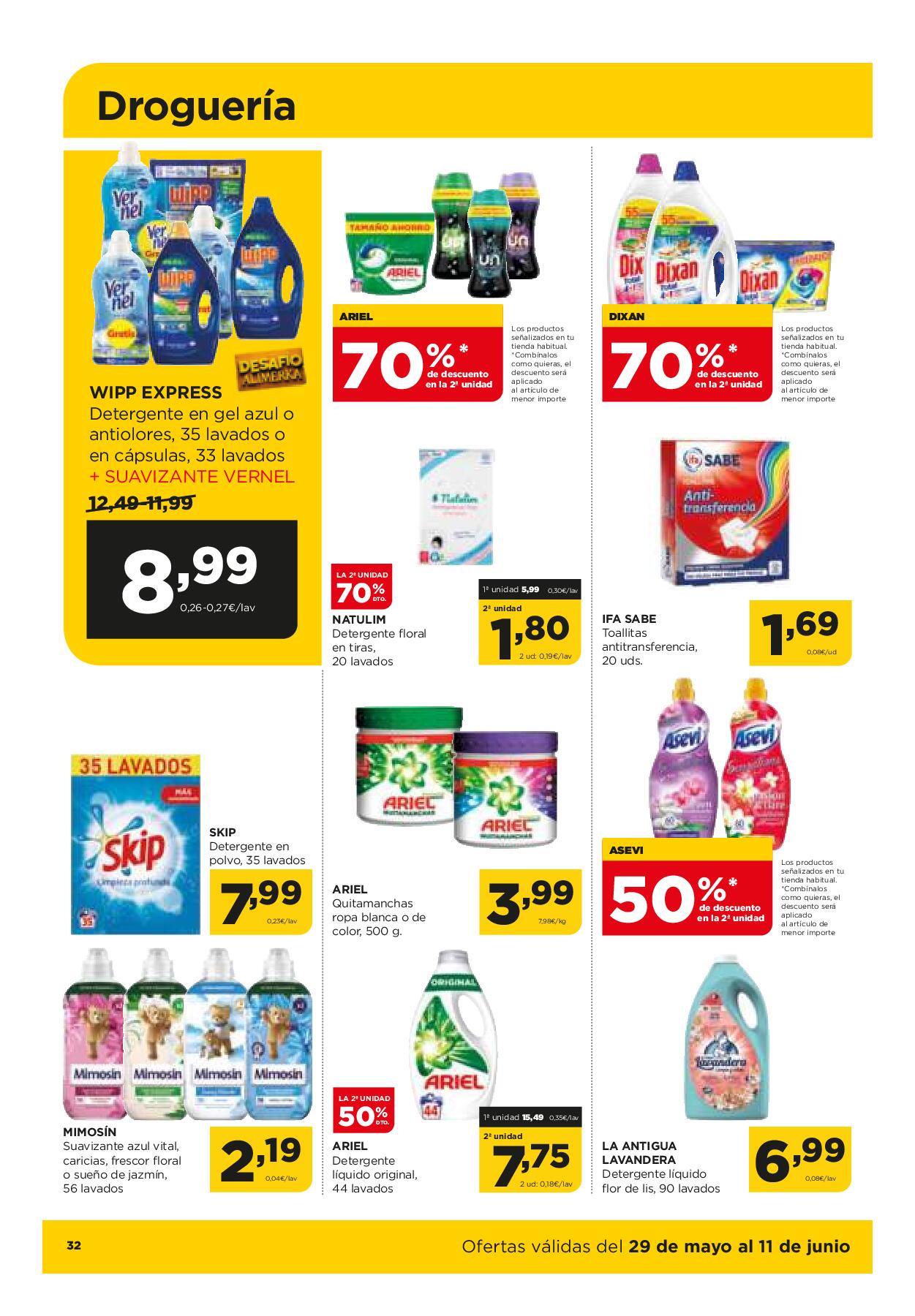 Folleto quincenal Alimerka. Página 33