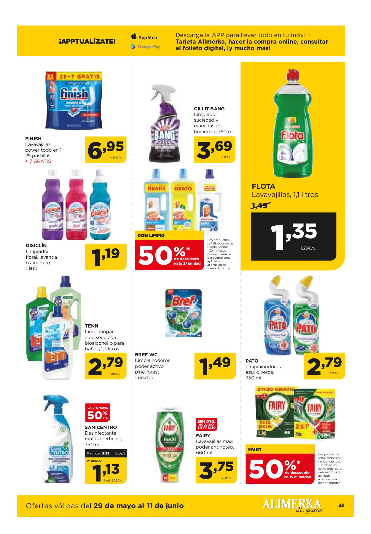 Folleto quincenal Alimerka. Página 34