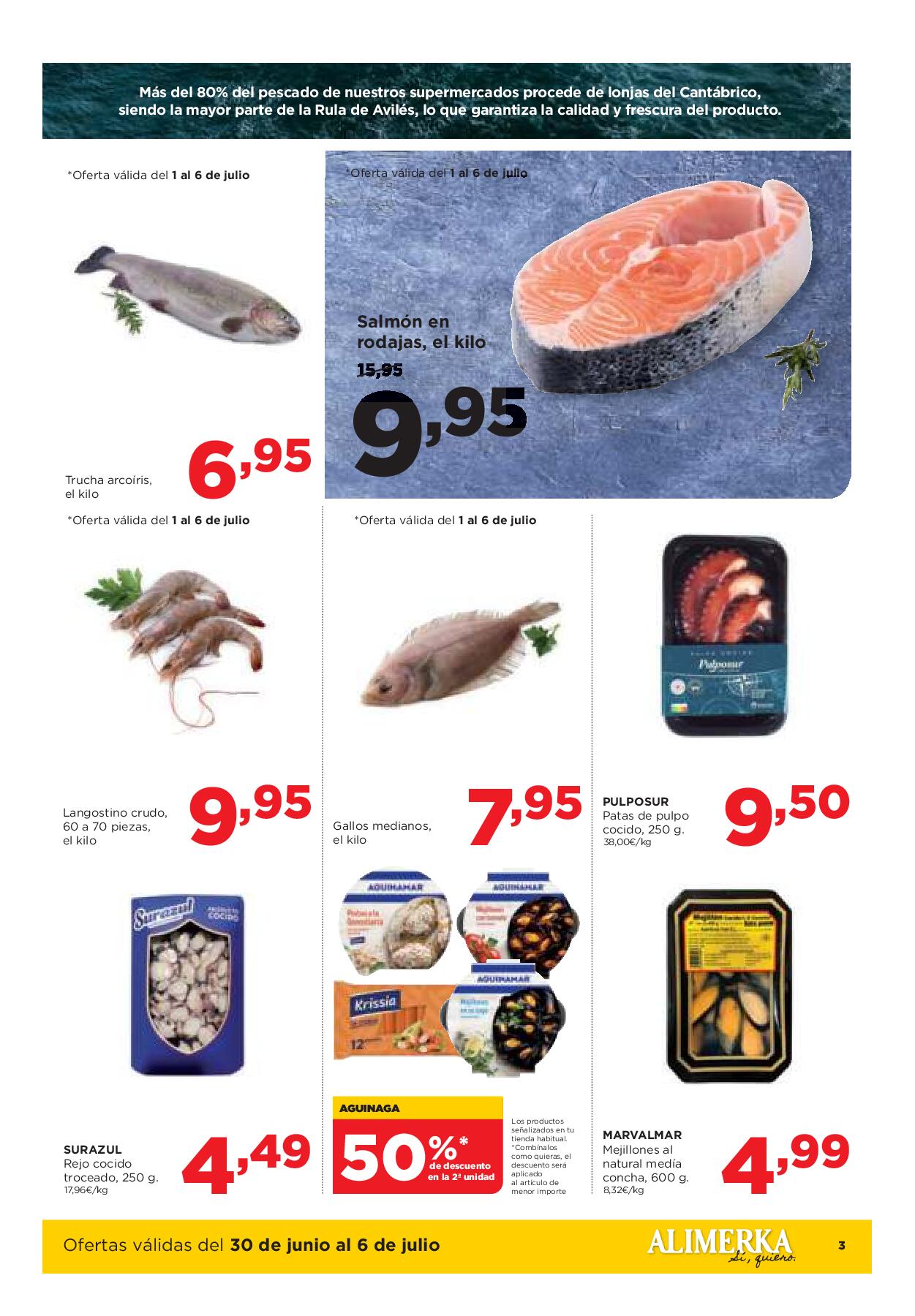 Folleto semanal Alimerka. Página 03
