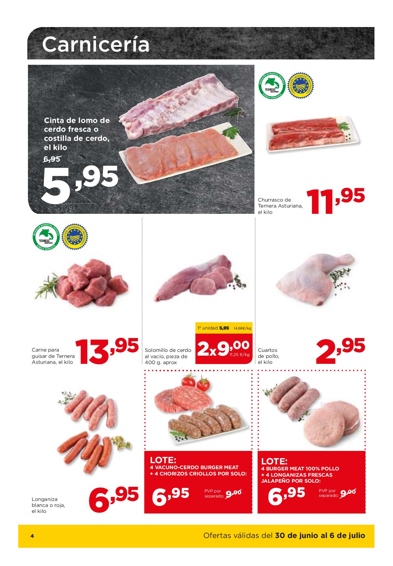 Folleto semanal Alimerka. Página 04