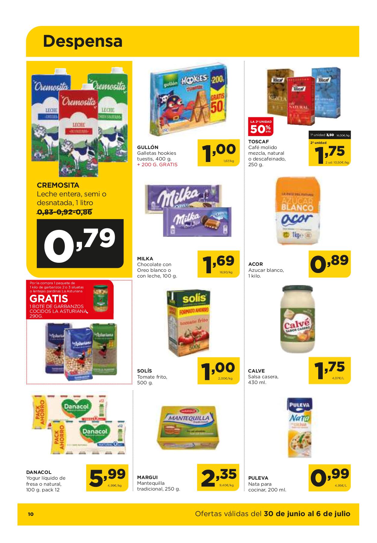 Folleto semanal Alimerka. Página 10