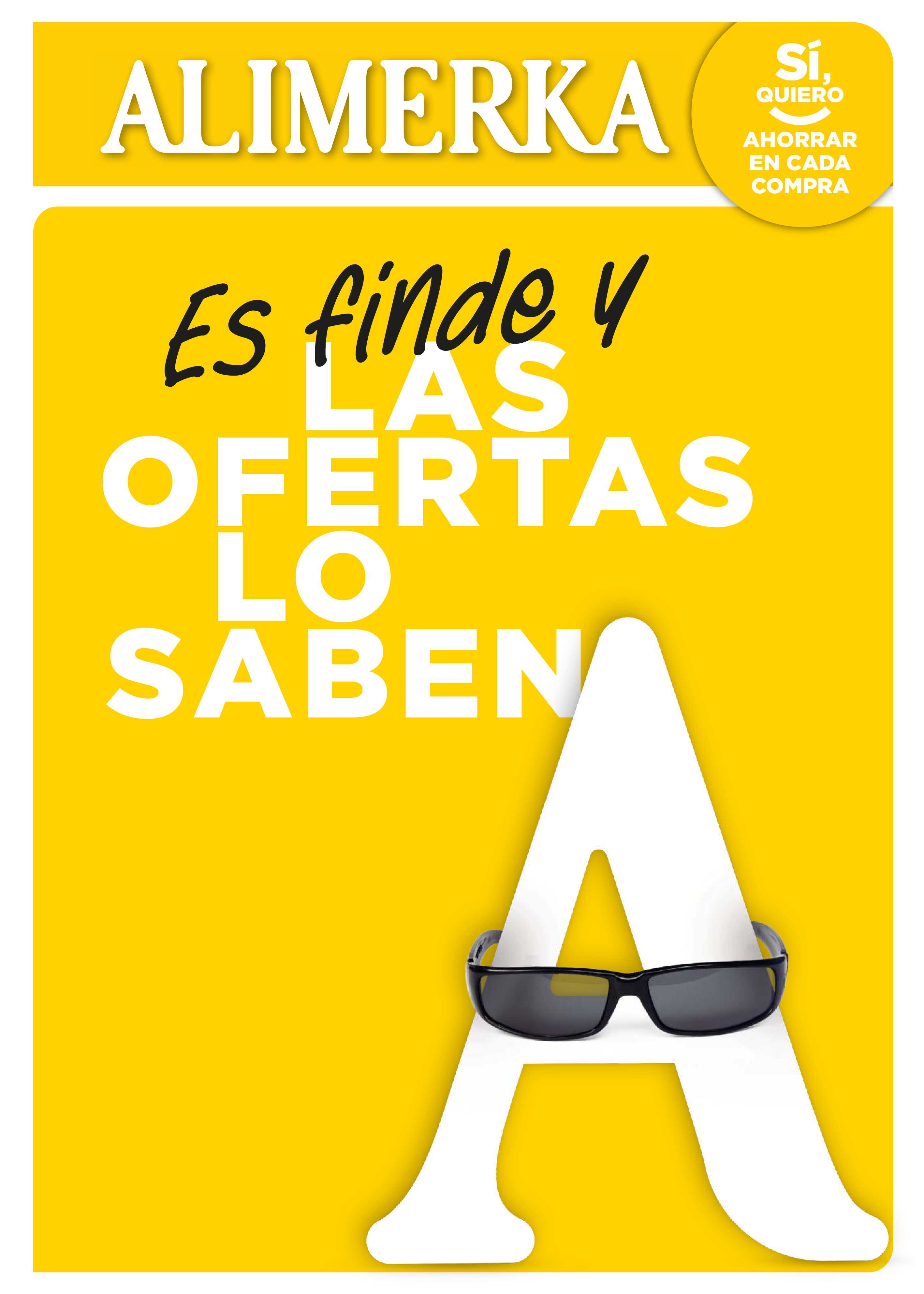 Es finde y los precios lo saben Alimerka. Página 01