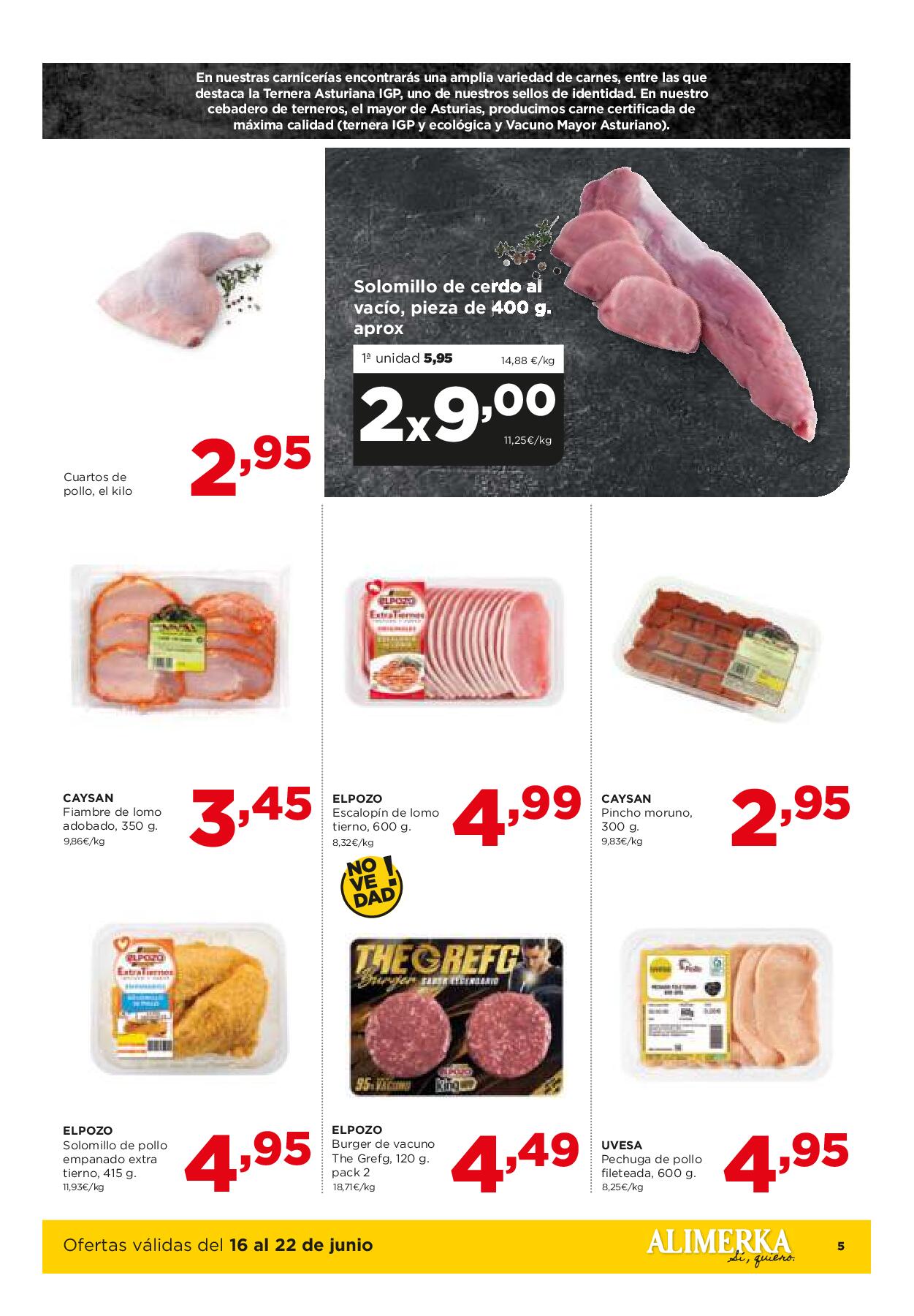 Ofertas semanales Alimerka. Página 05