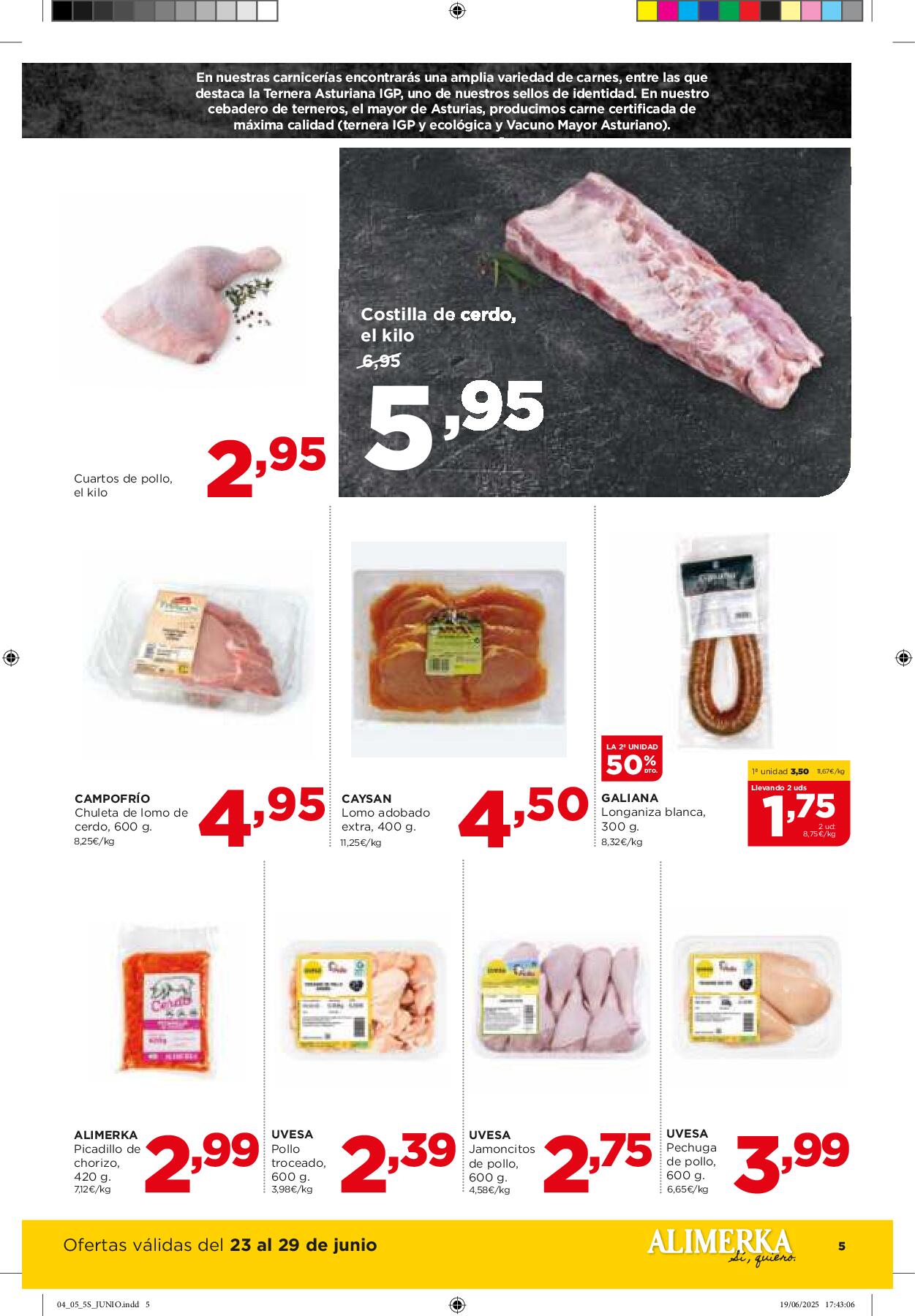 Ofertas semanales Alimerka. Página 05