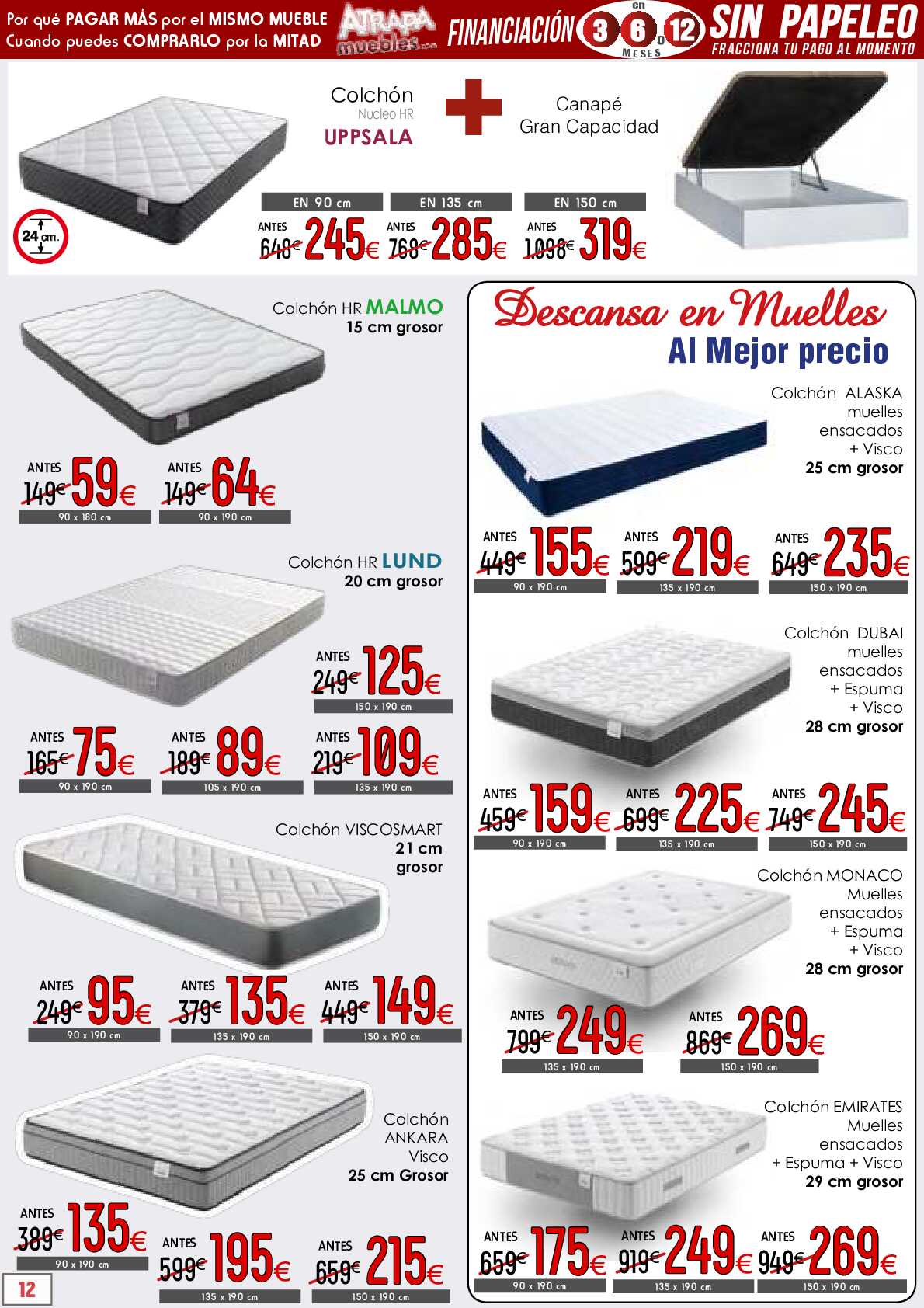 Catálogo ofertas septiembre Atrapamuebles. Página 12