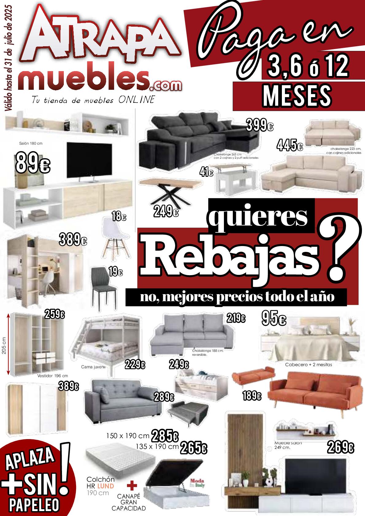 Mejores precios todo el año Atrapamuebles. Página 01
