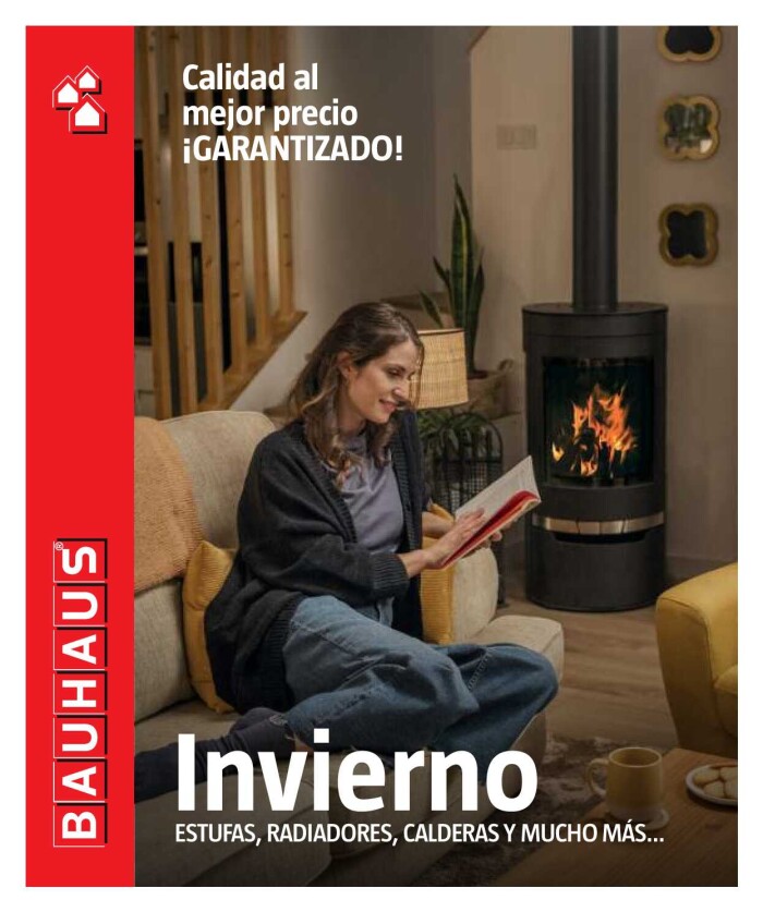Catálogo calefacción Bauhaus. Página de portada