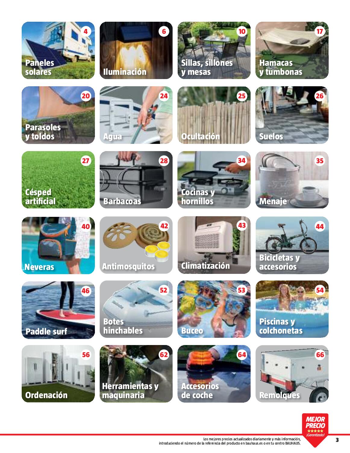 Ofertas camping Bauhaus. Página 03