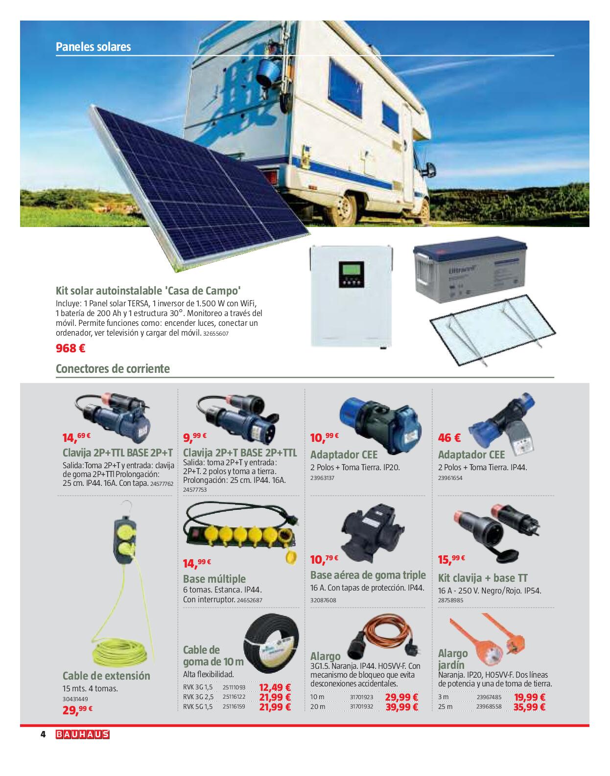 Ofertas camping Bauhaus. Página 04