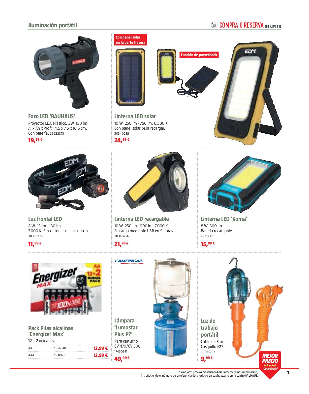 Ofertas camping Bauhaus. Página 07