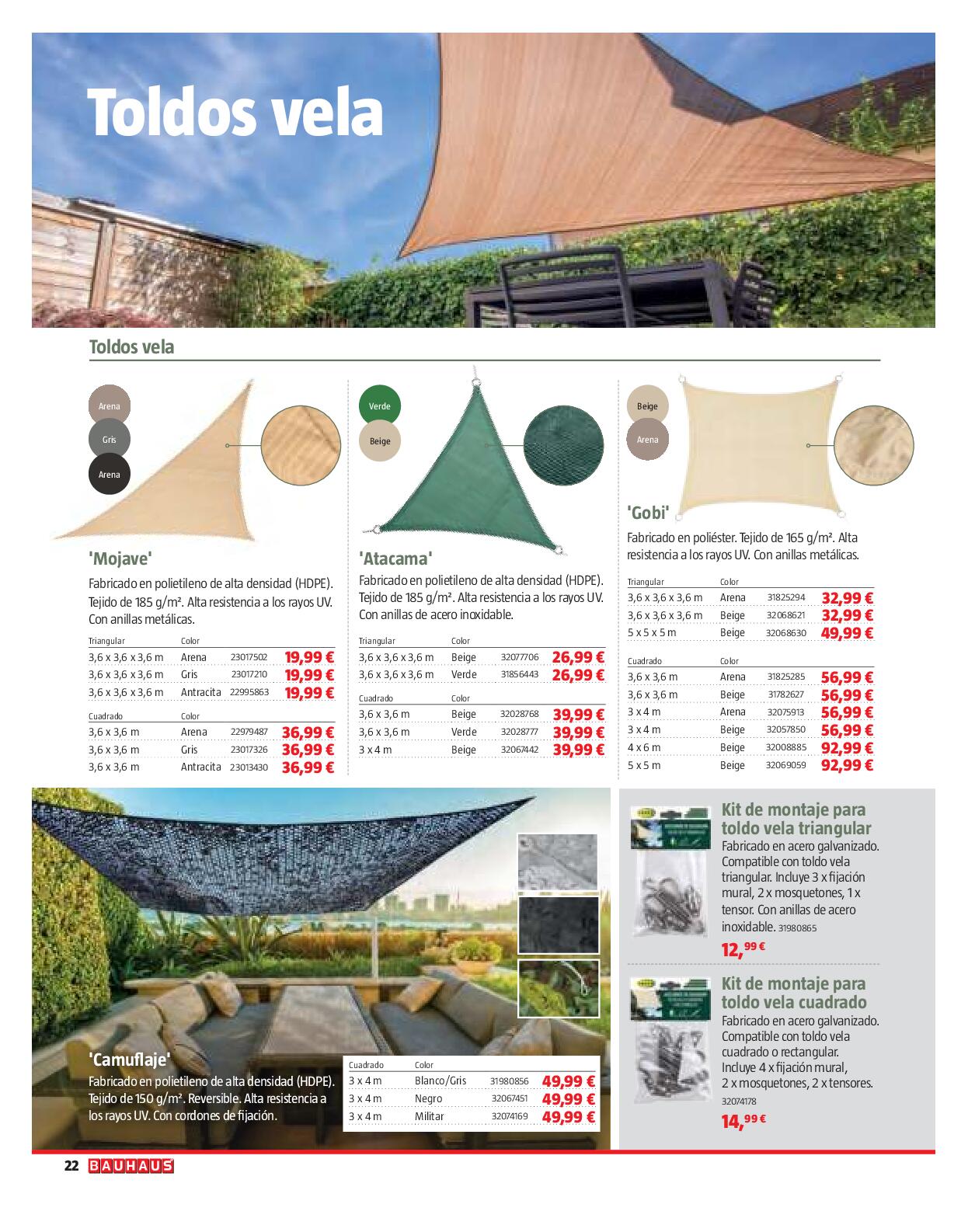 Ofertas camping Bauhaus. Página 22