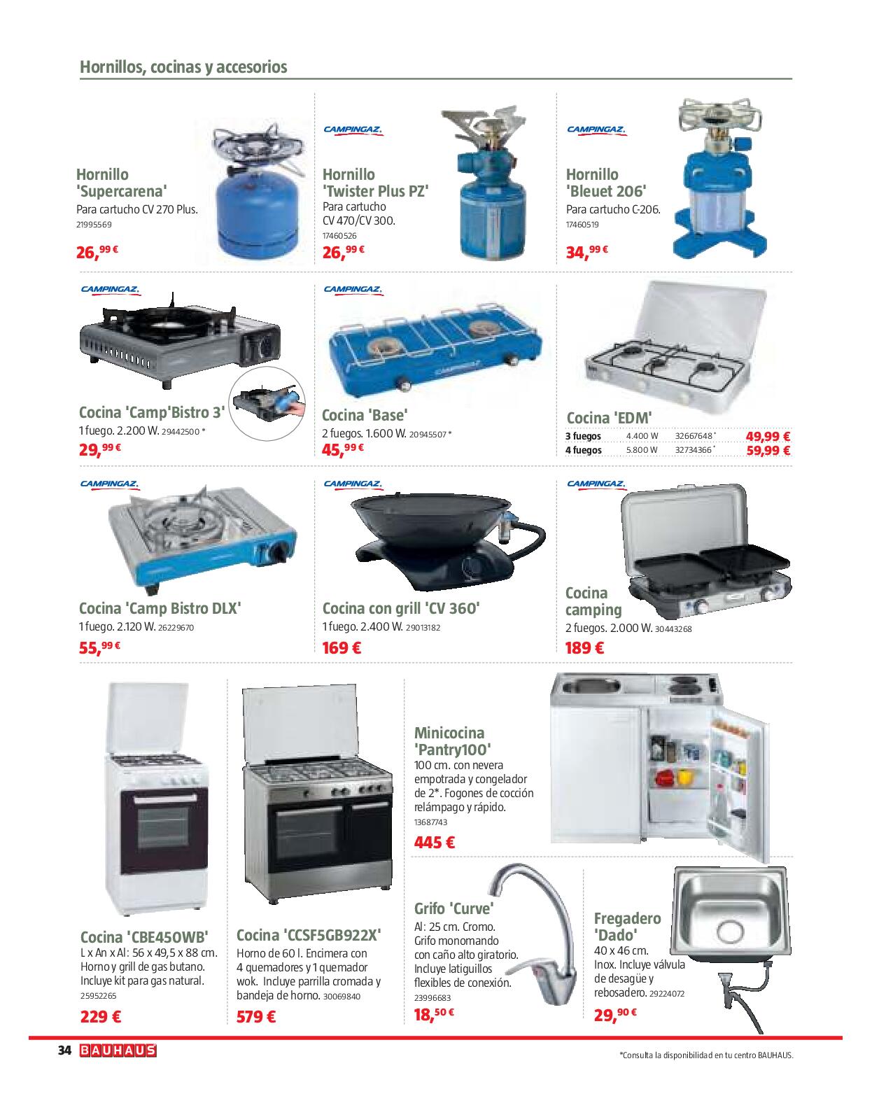 Ofertas camping Bauhaus. Página 34