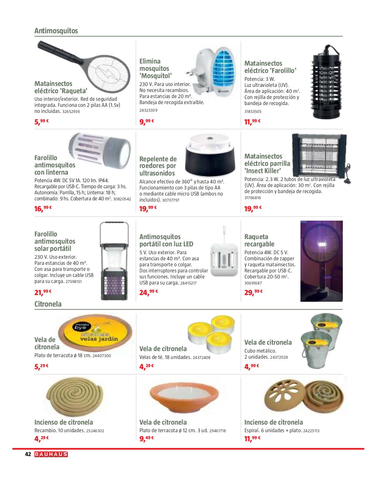 Ofertas camping Bauhaus. Página 42