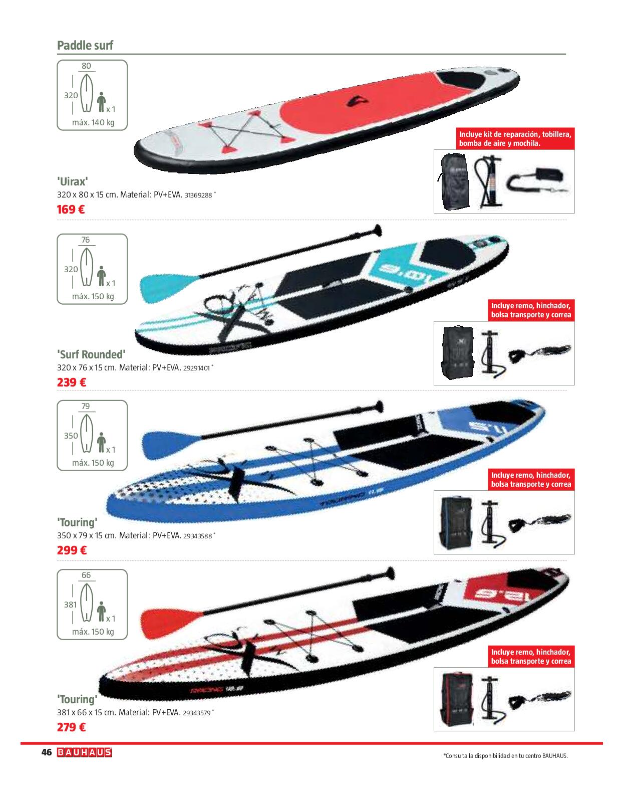 Ofertas camping Bauhaus. Página 46