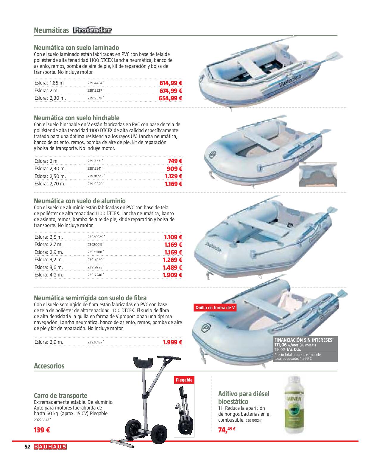 Ofertas camping Bauhaus. Página 52