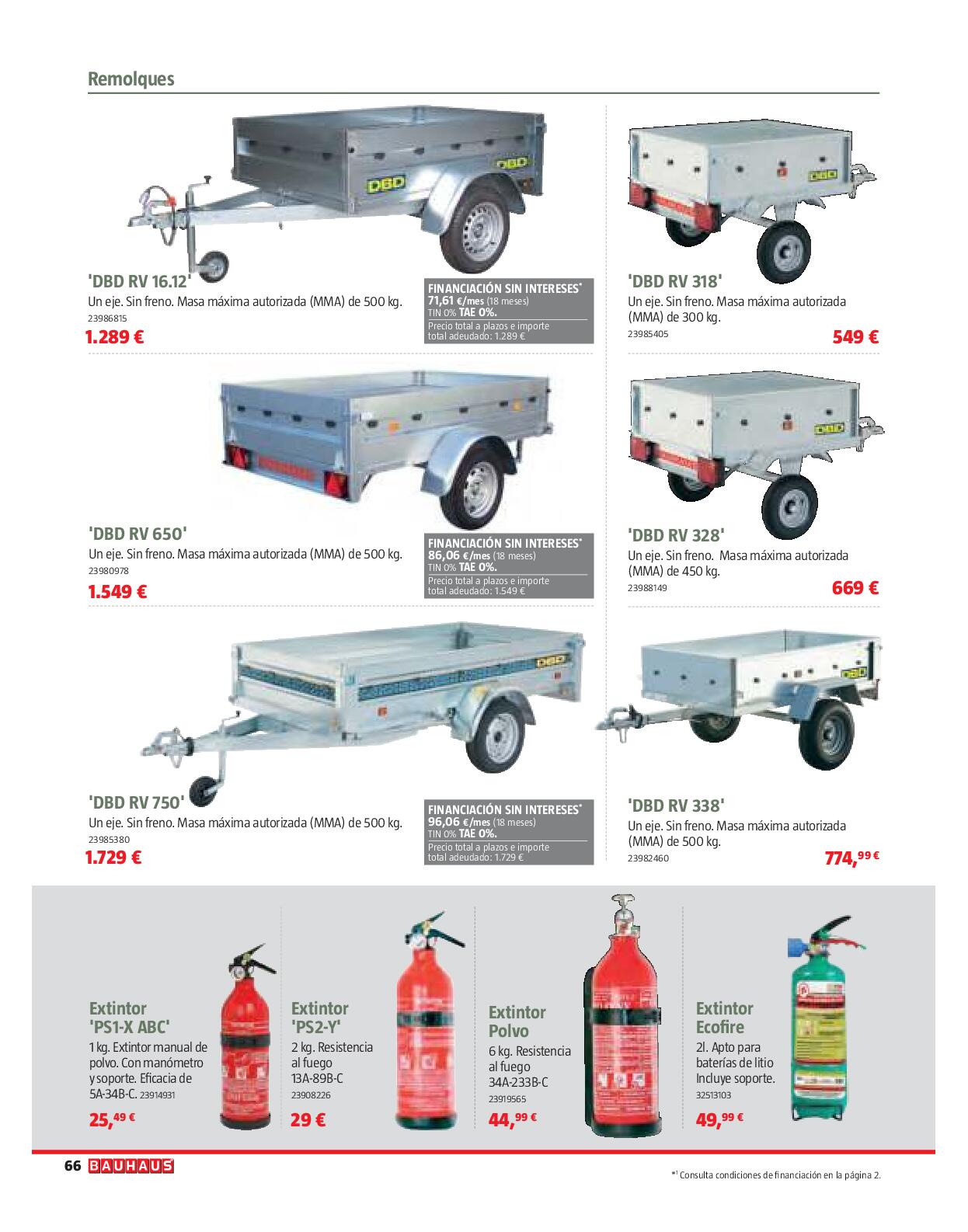 Ofertas camping Bauhaus. Página 66