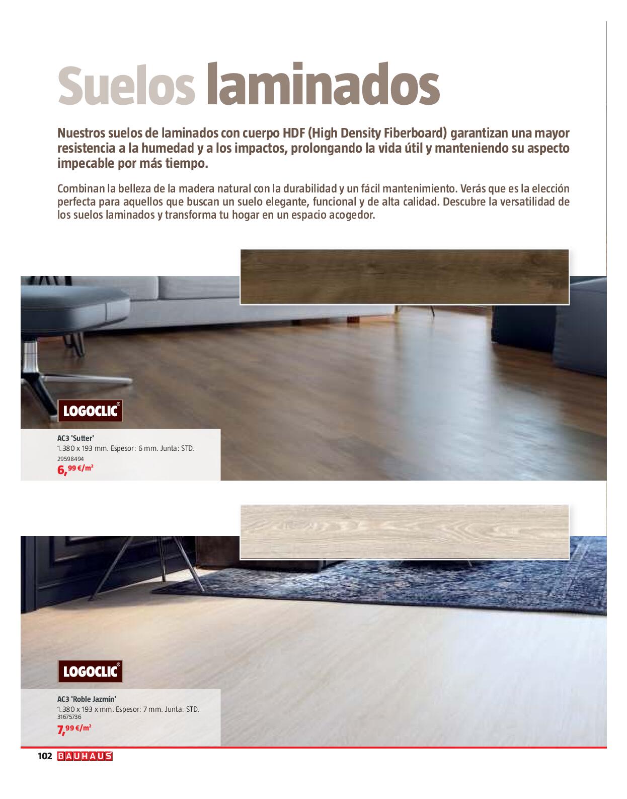 Suelos y revestimientos Bauhaus. Página 102