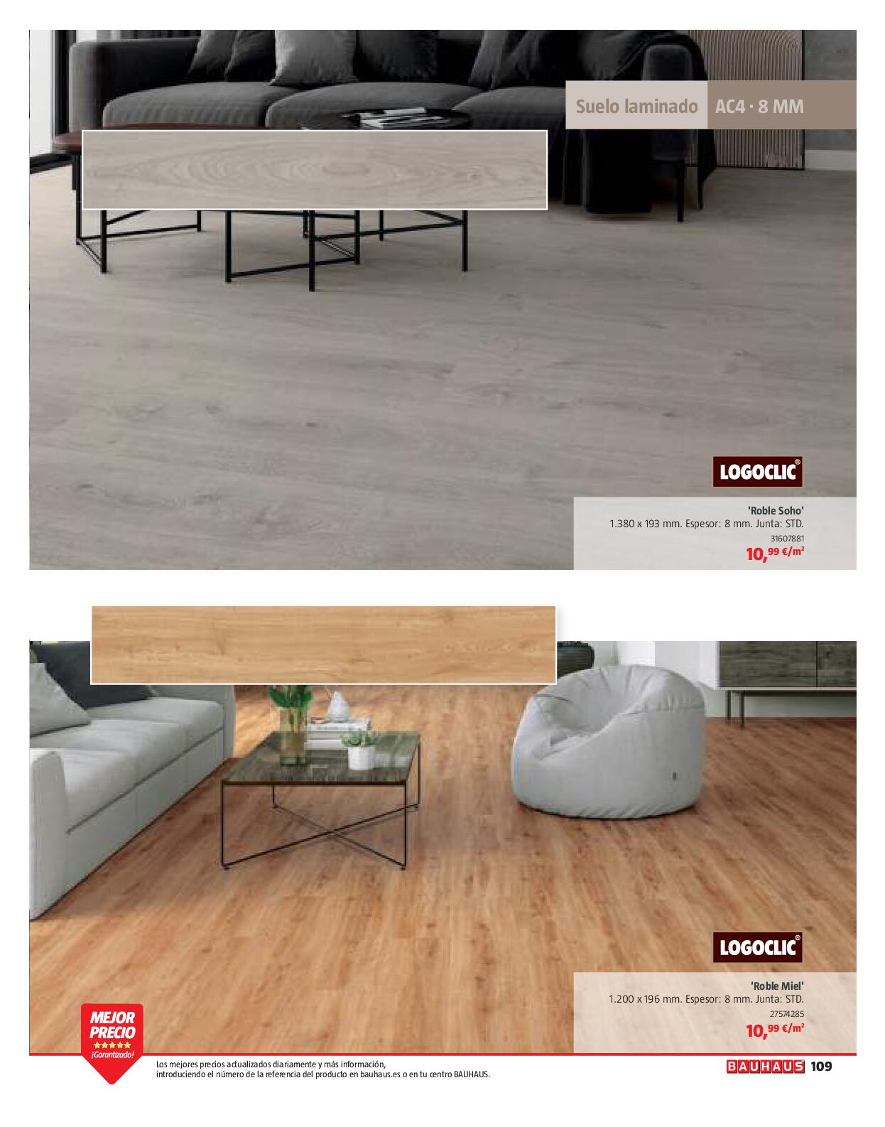 Suelos y revestimientos Bauhaus. Página 109