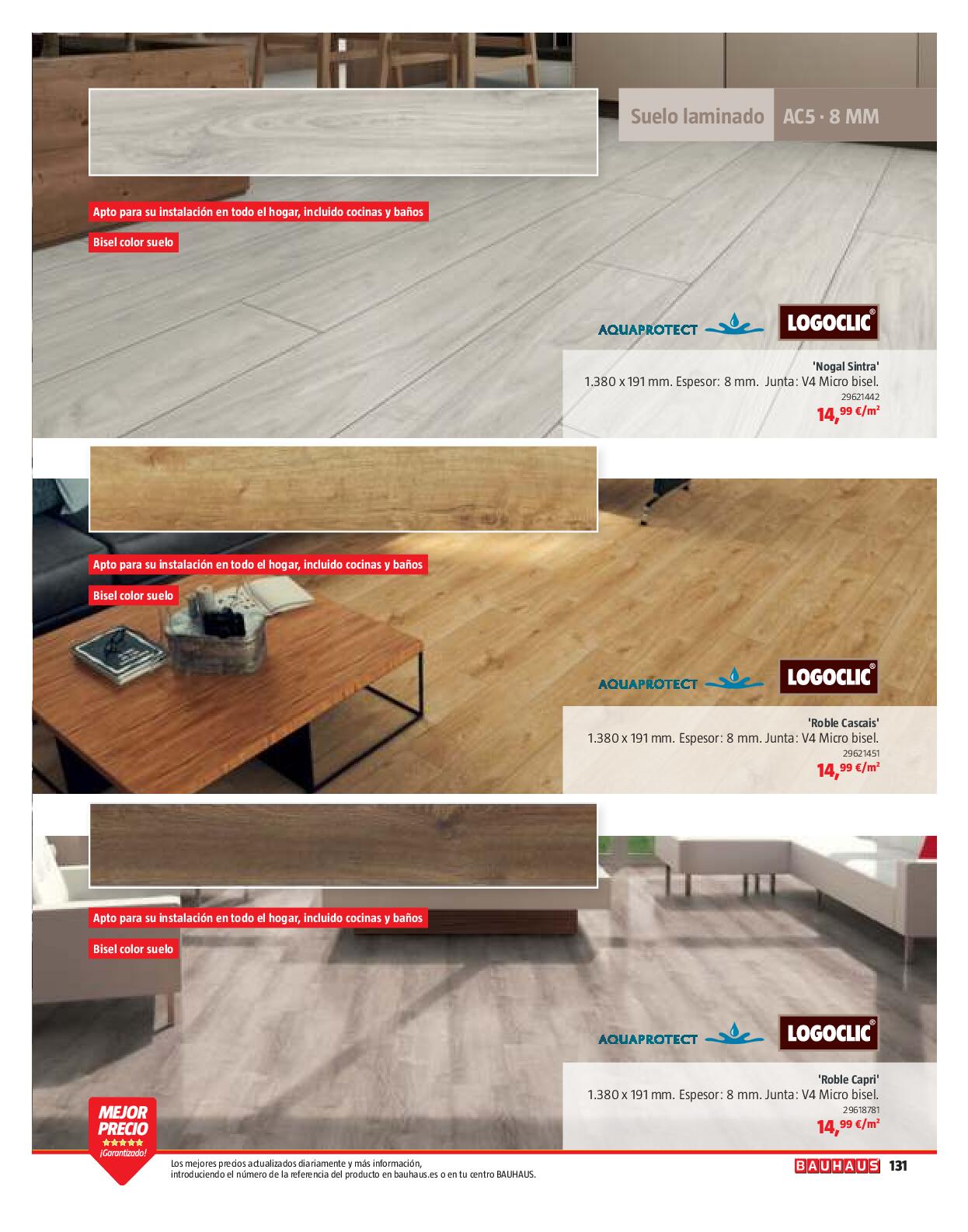 Suelos y revestimientos Bauhaus. Página 131