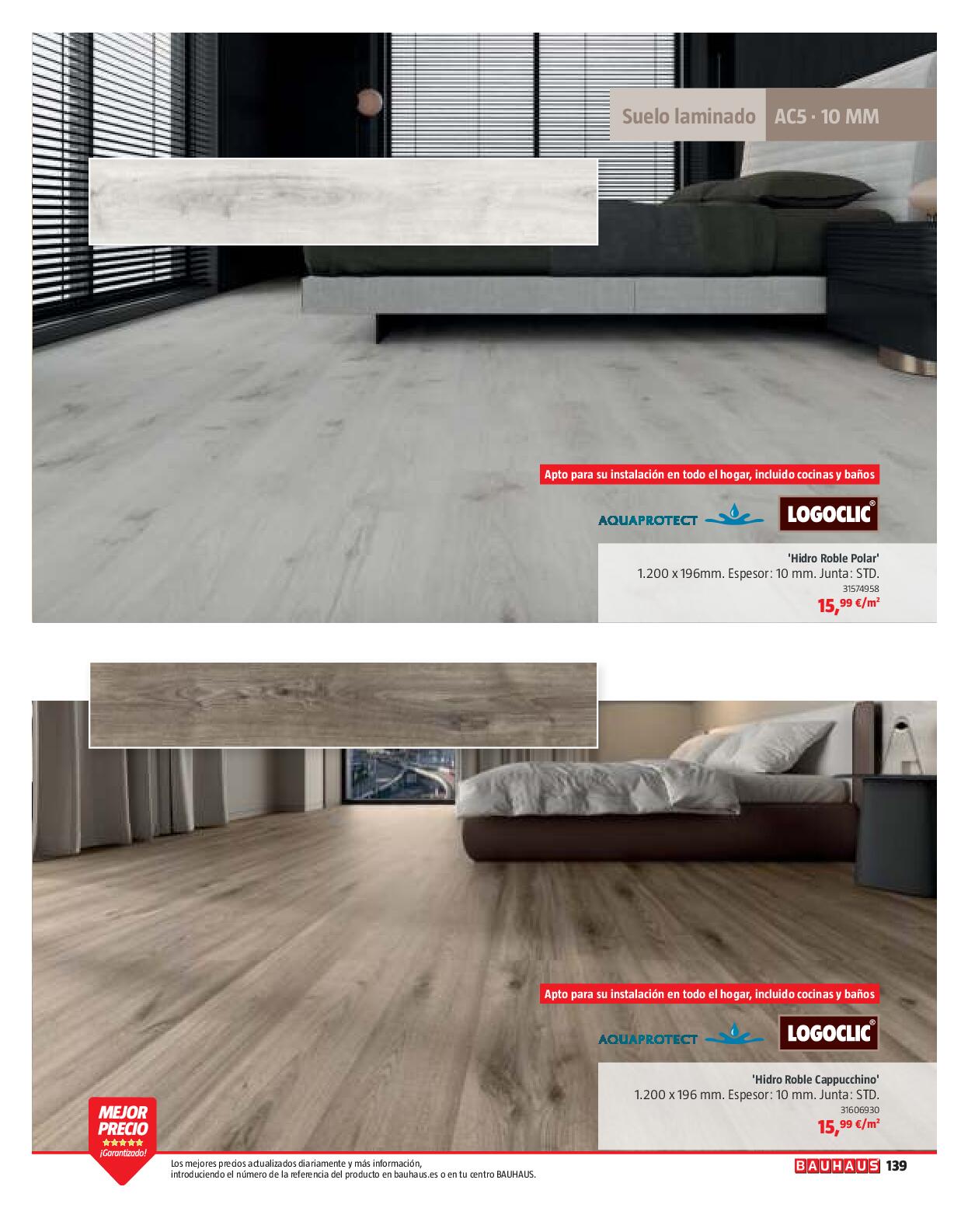 Suelos y revestimientos Bauhaus. Página 139