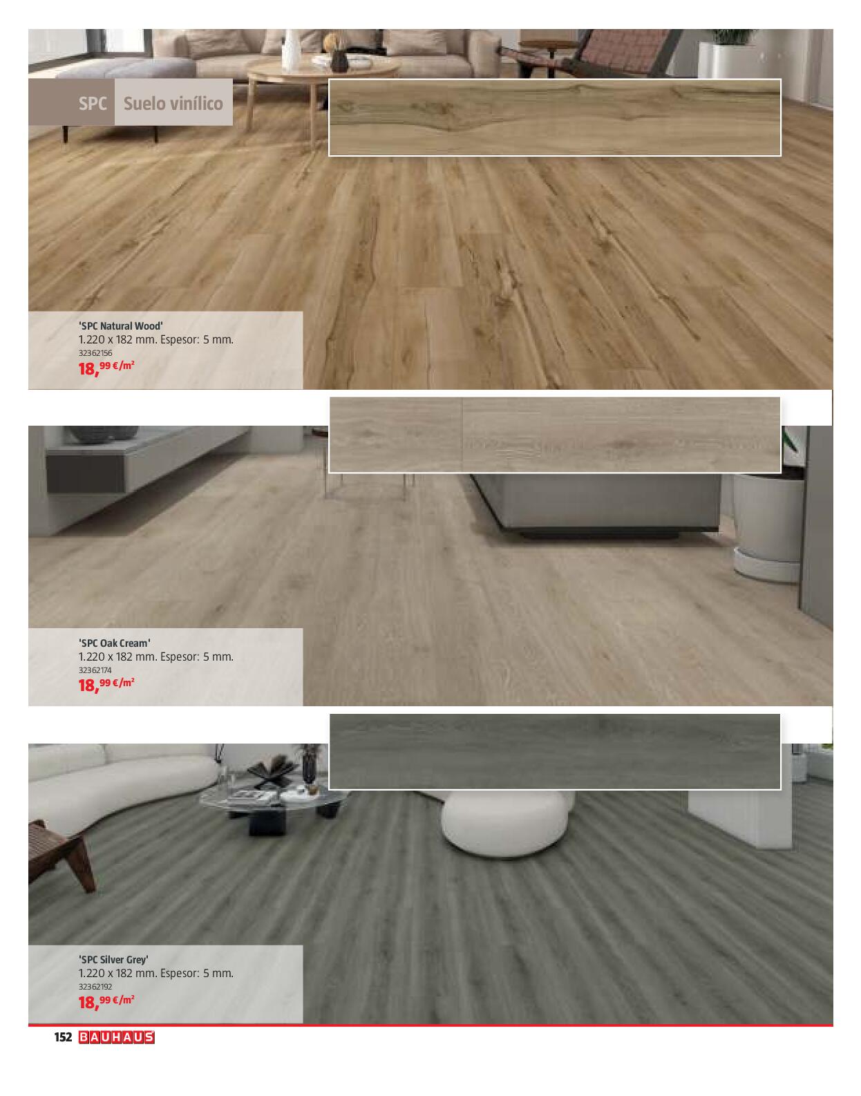 Suelos y revestimientos Bauhaus. Página 152