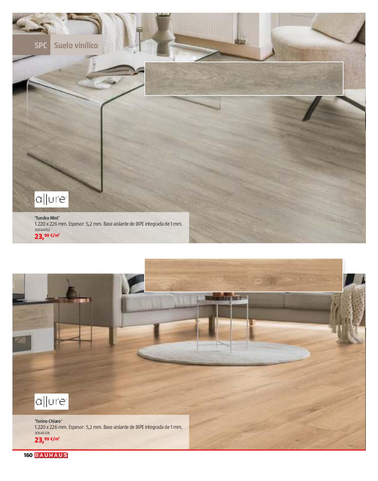 Suelos y revestimientos Bauhaus. Página 160