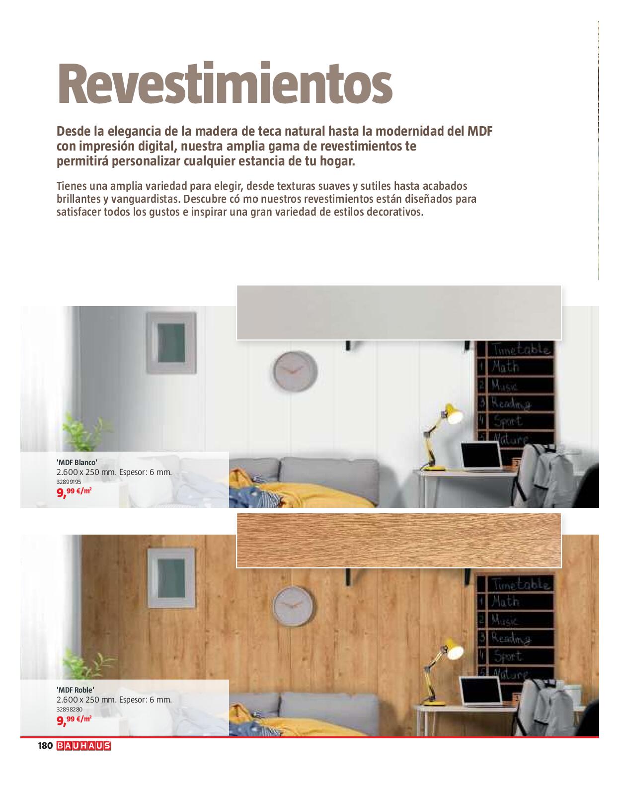 Suelos y revestimientos Bauhaus. Página 180
