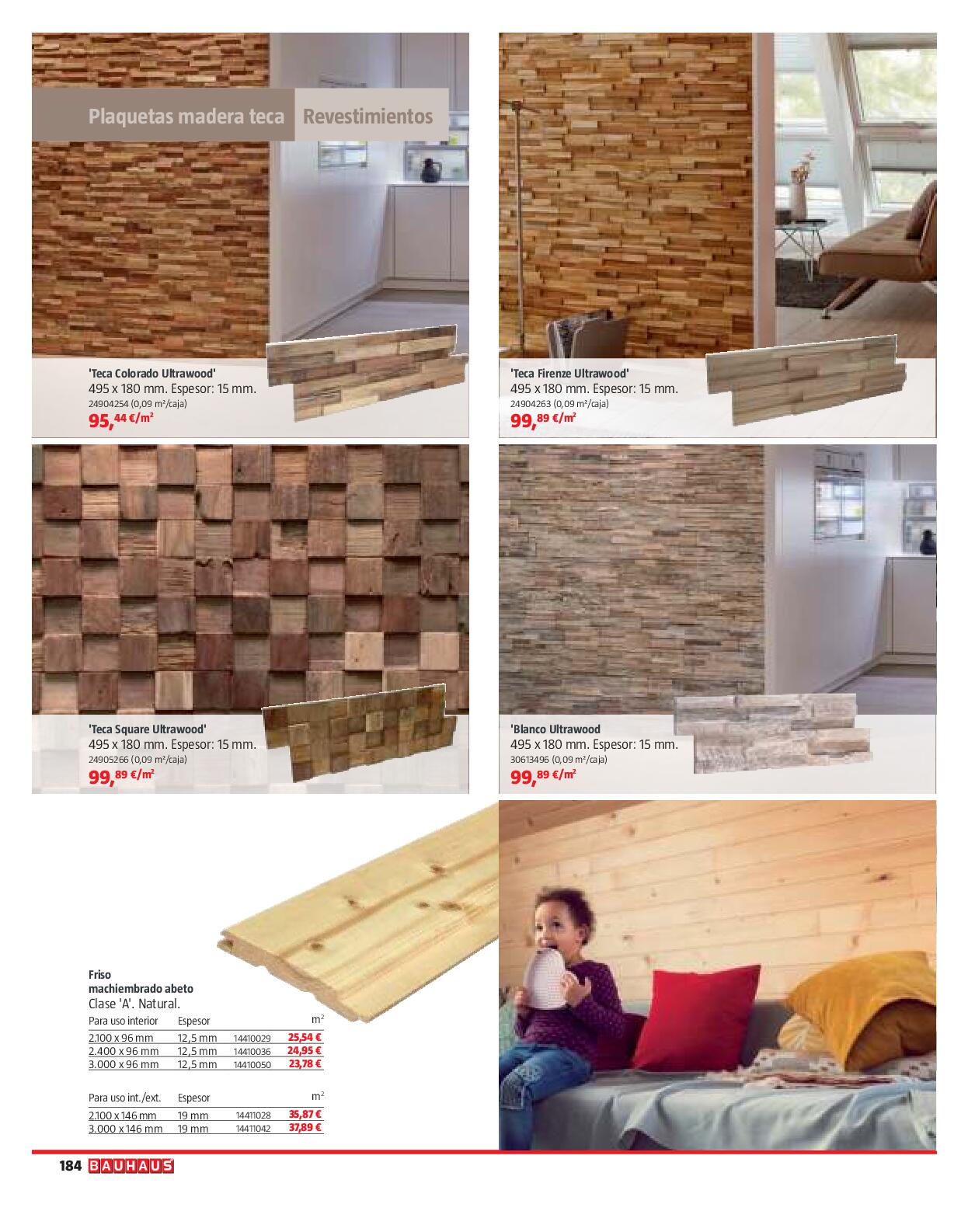 Suelos y revestimientos Bauhaus. Página 184