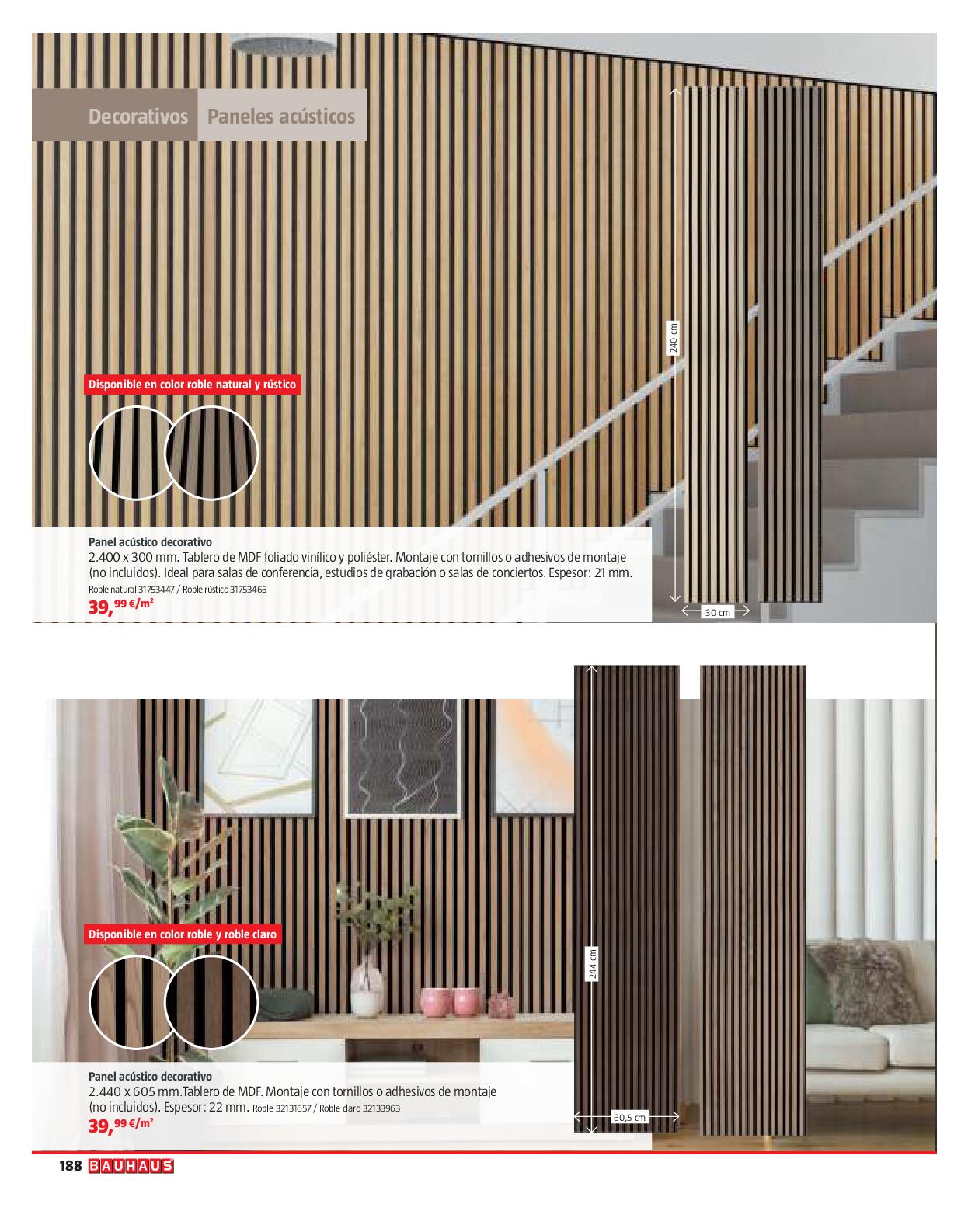 Suelos y revestimientos Bauhaus. Página 188