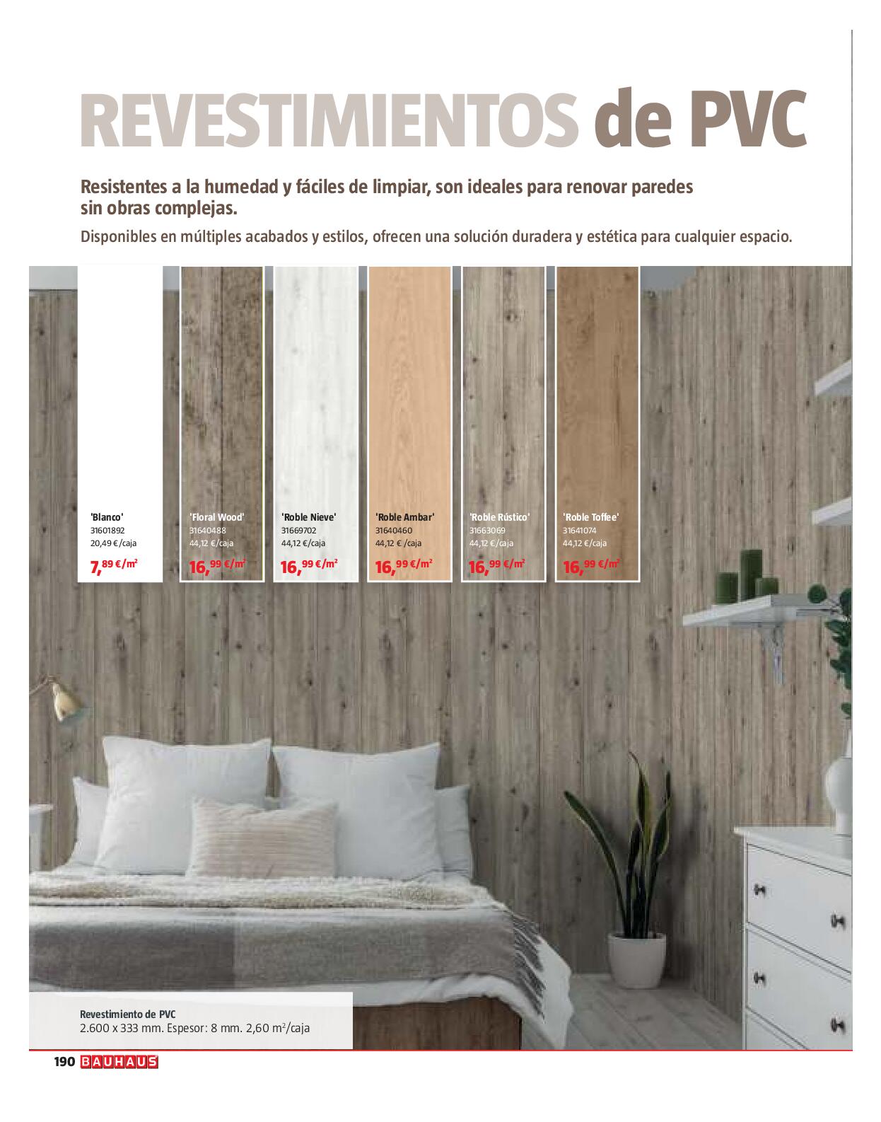 Suelos y revestimientos Bauhaus. Página 190