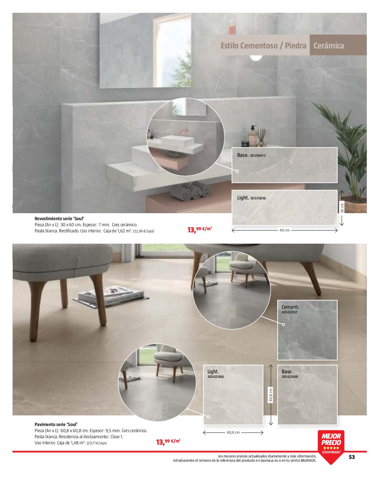 Suelos y revestimientos Bauhaus. Página 53