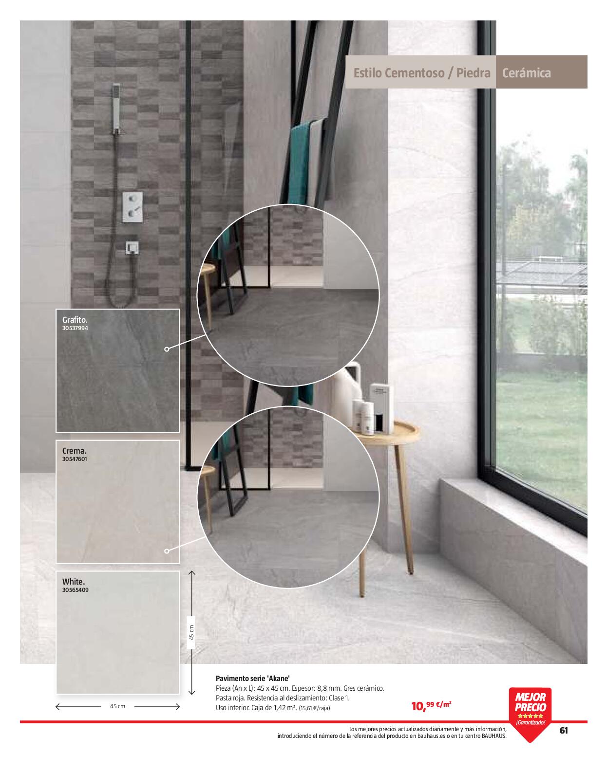 Suelos y revestimientos Bauhaus. Página 61
