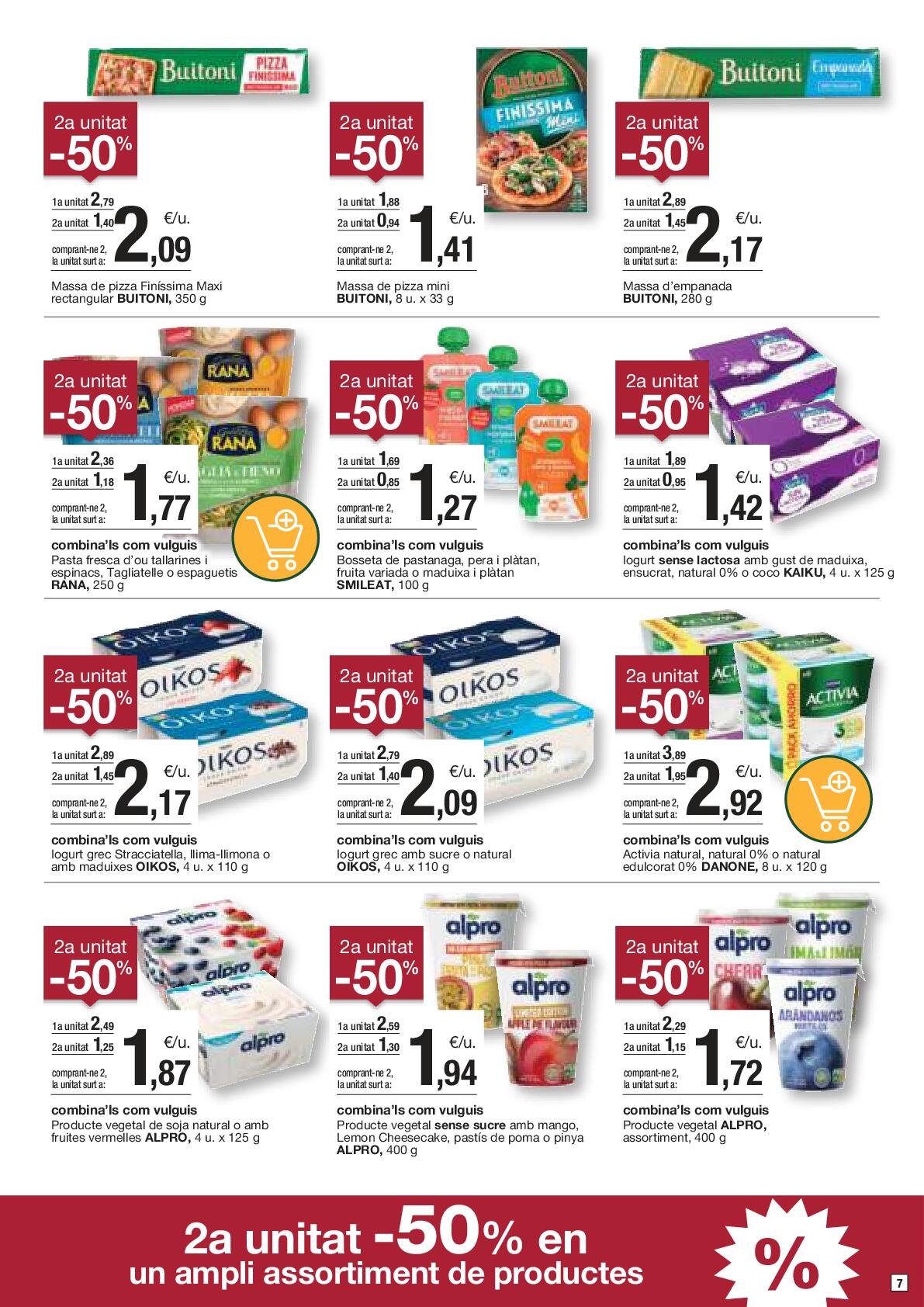 Folleto de ofertas quincenales Bonpreu. Página 07