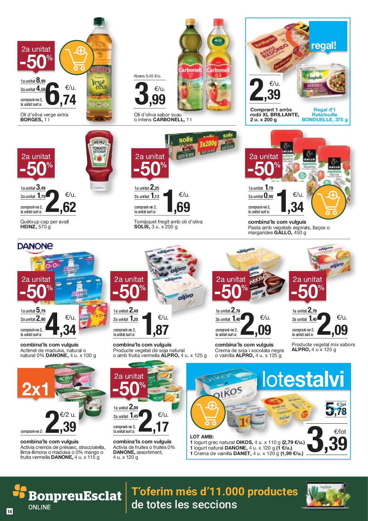 Lot estalvi Bonpreu. Página 14