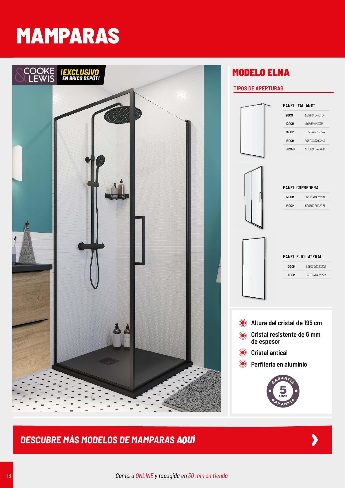 Catálogo baños Brico Depot. Página 18