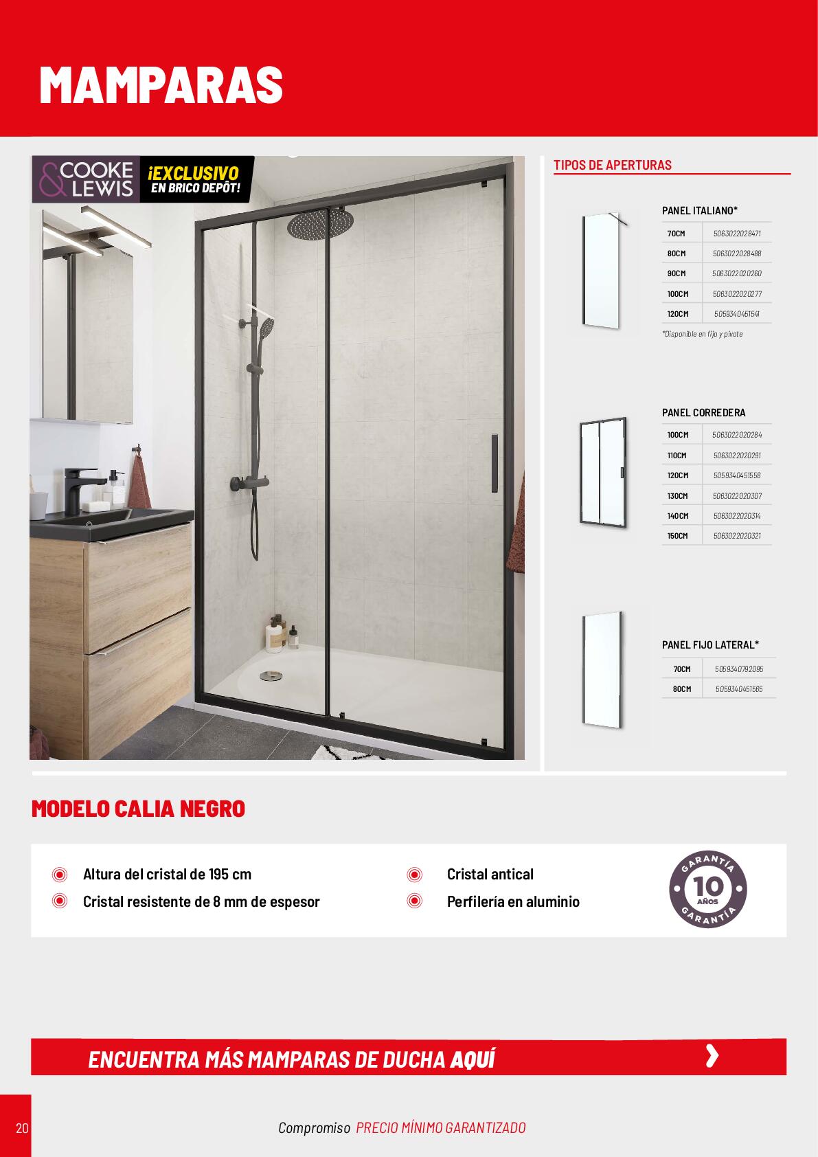 Catálogo baños Brico Depot. Página 20
