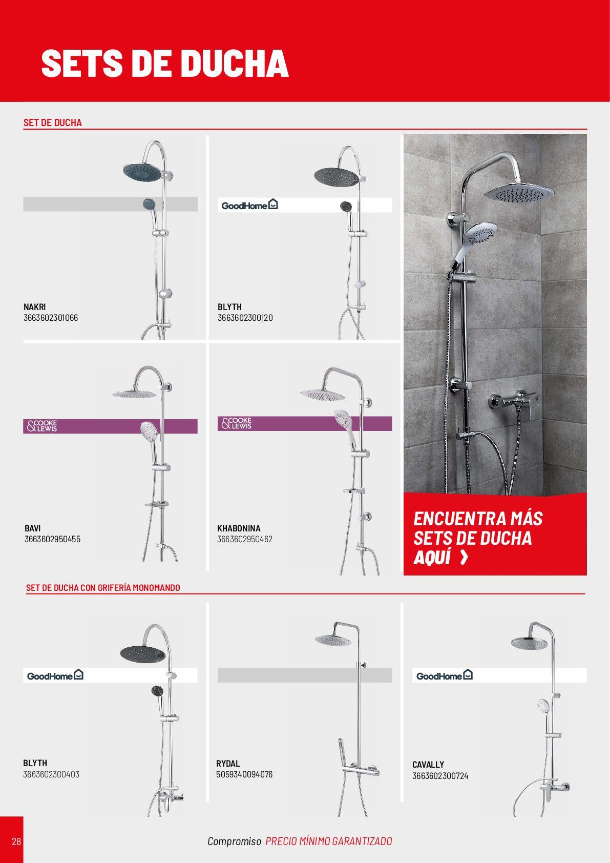 Catálogo baños Brico Depot. Página 28