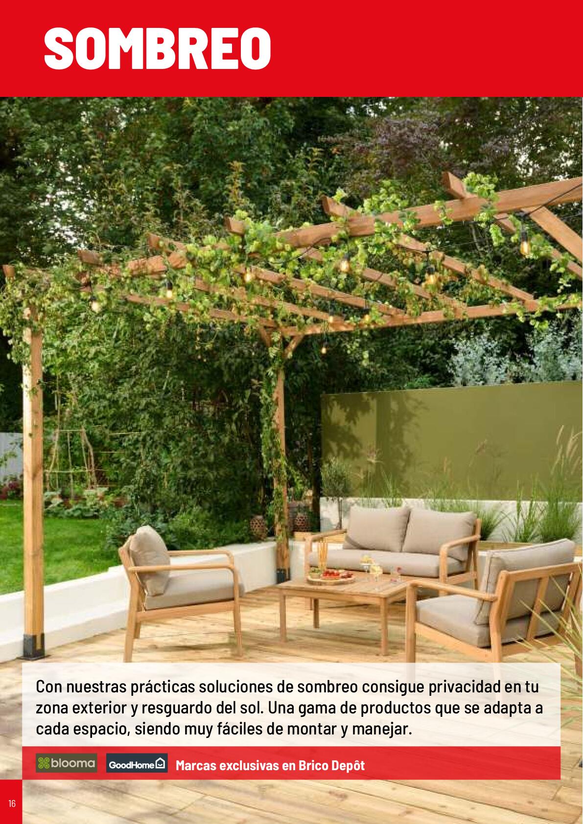 Catálogo jardín 2025 Brico Depot. Página 16