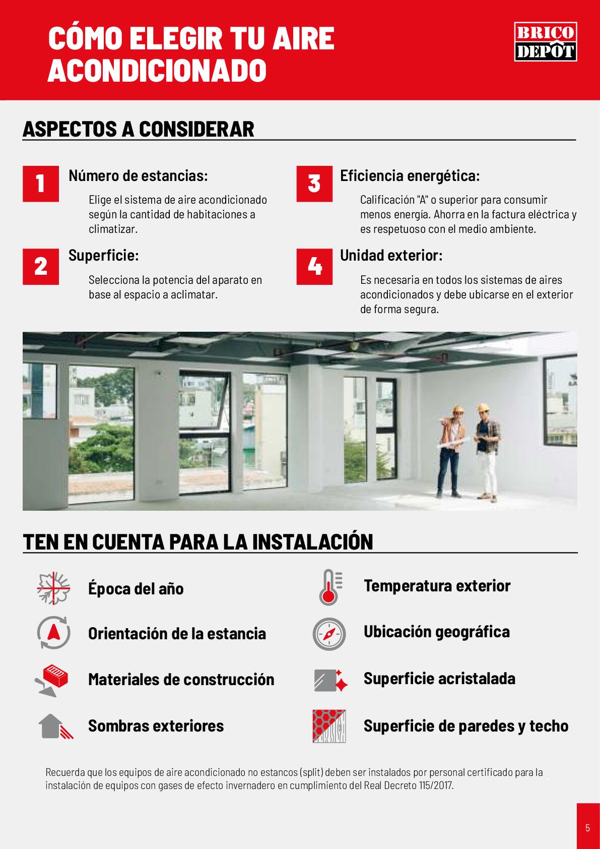 Climatización 2025 Brico Depot. Página 05
