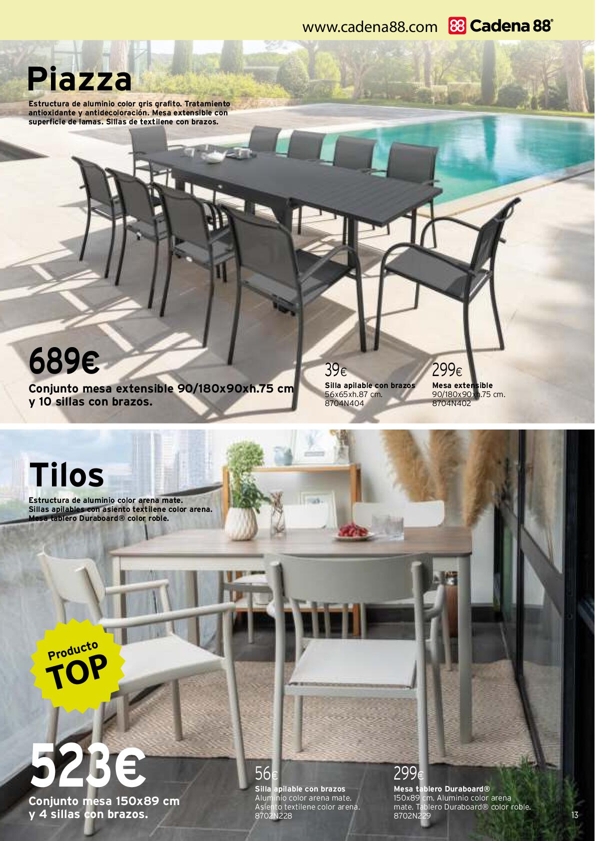 Transforma tu jardín y terraza Cadena 88. Página 13