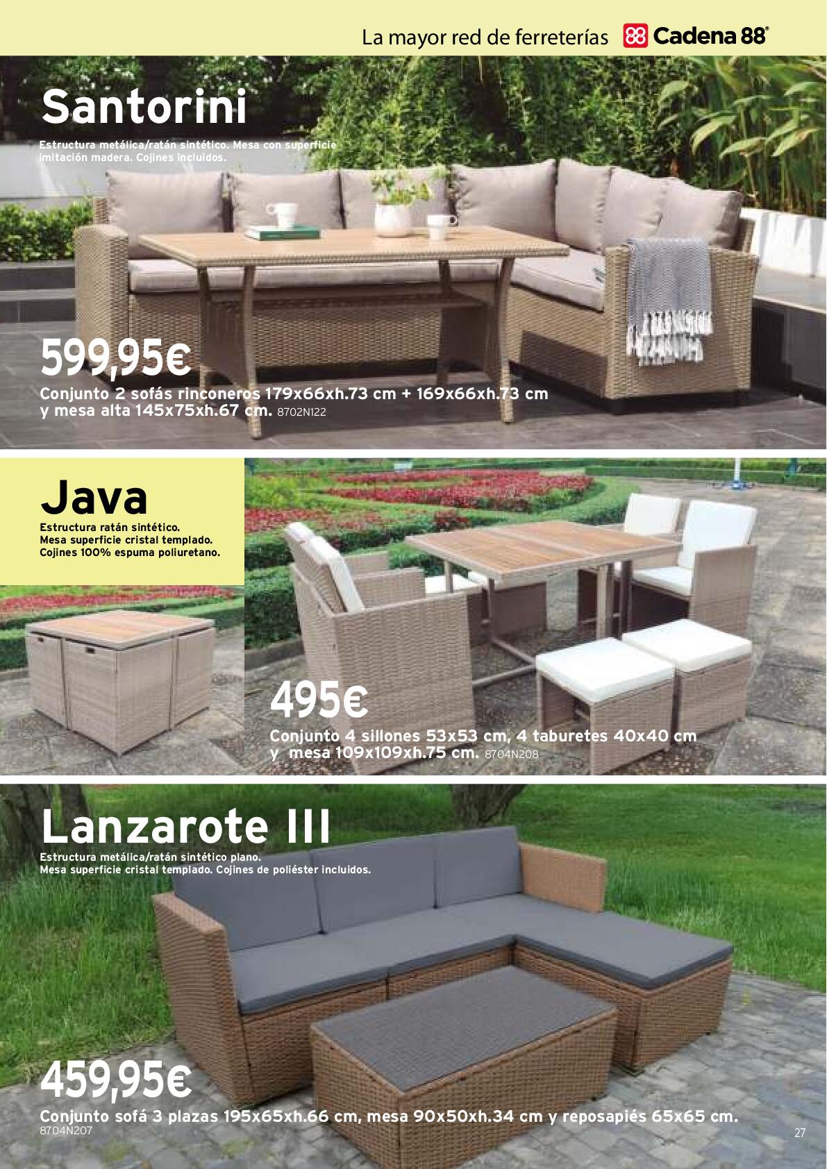 Transforma tu jardín y terraza Cadena 88. Página 27