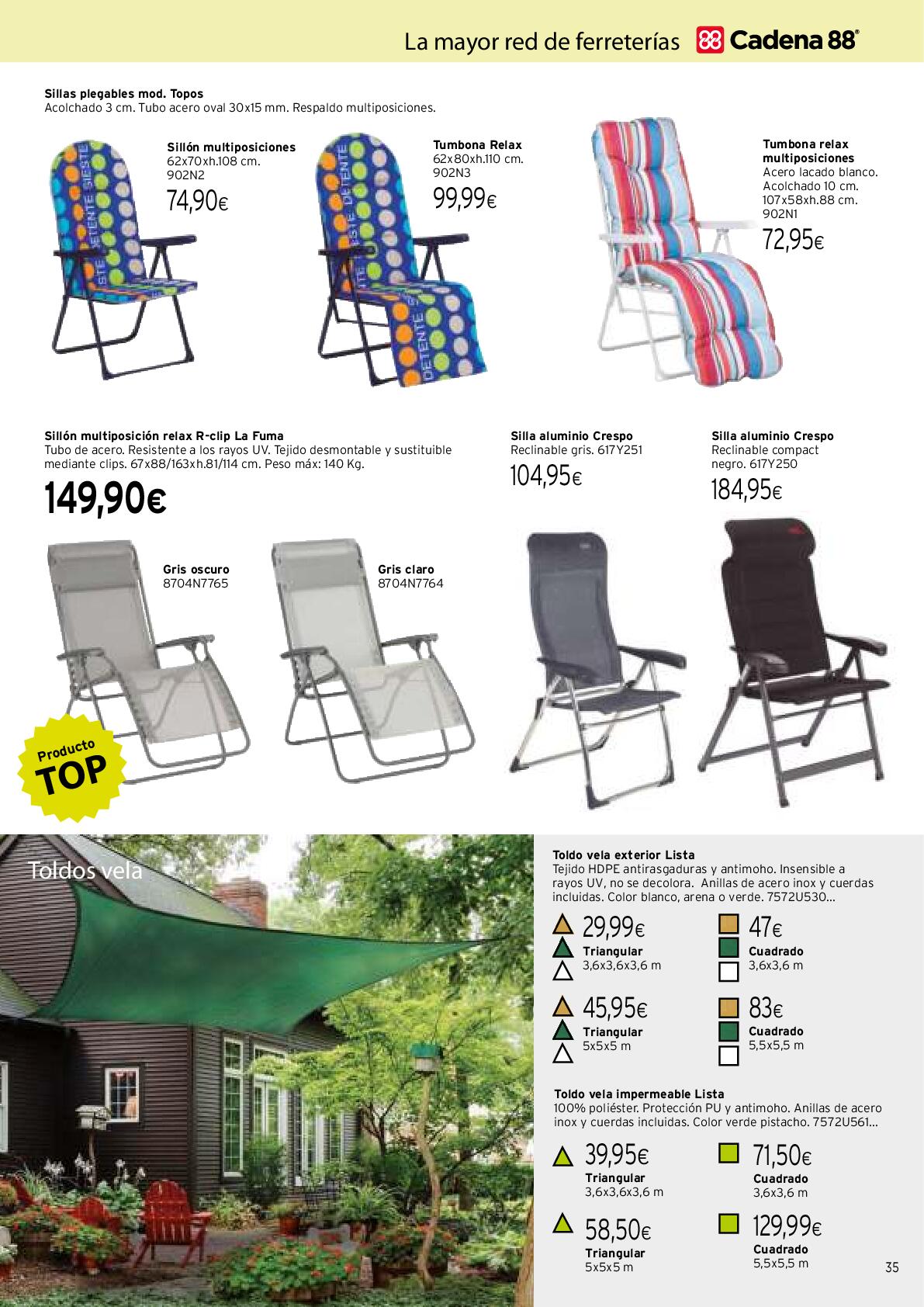 Transforma tu jardín y terraza Cadena 88. Página 35