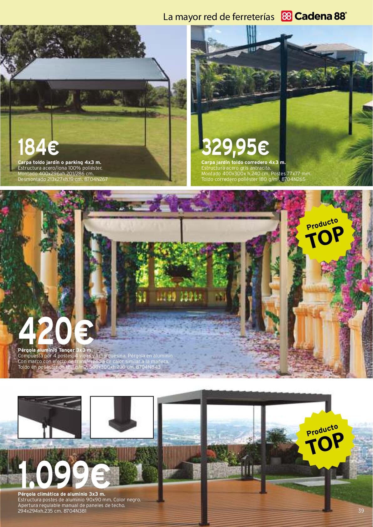 Transforma tu jardín y terraza Cadena 88. Página 39