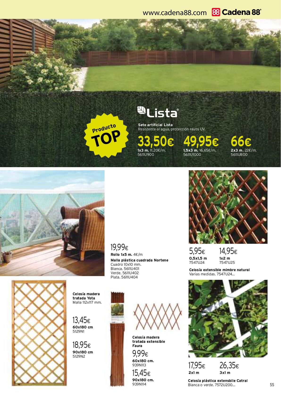 Transforma tu jardín y terraza Cadena 88. Página 55